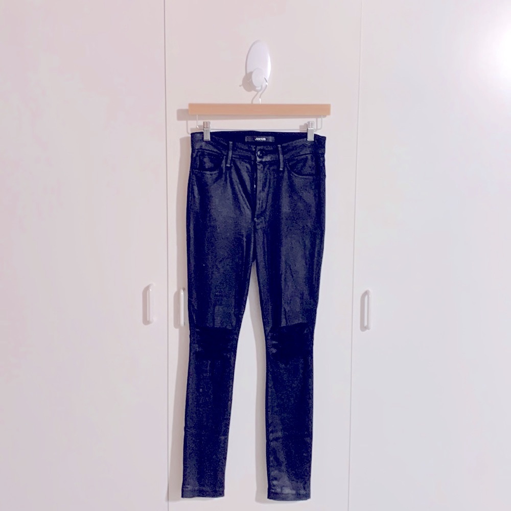 070 JEANS Joe’s Jeans Women’s Charlie High Waisted Skinny Ankle Black Size 26 - Picture 1 of 7